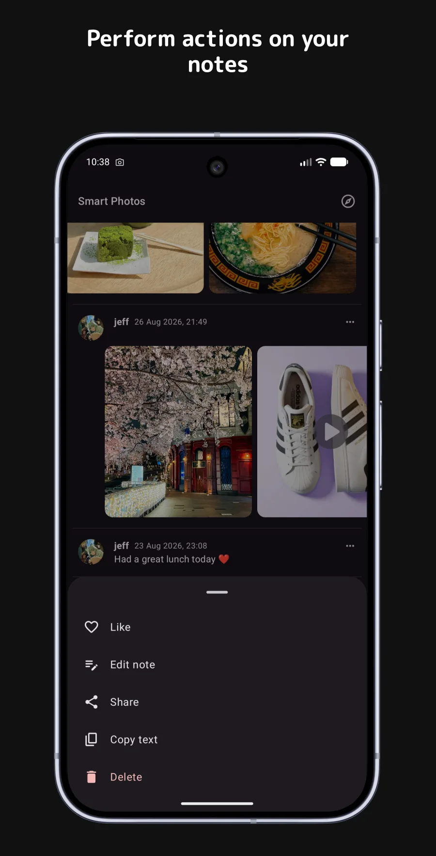 Smart Photos (Android App) — Capture sheet