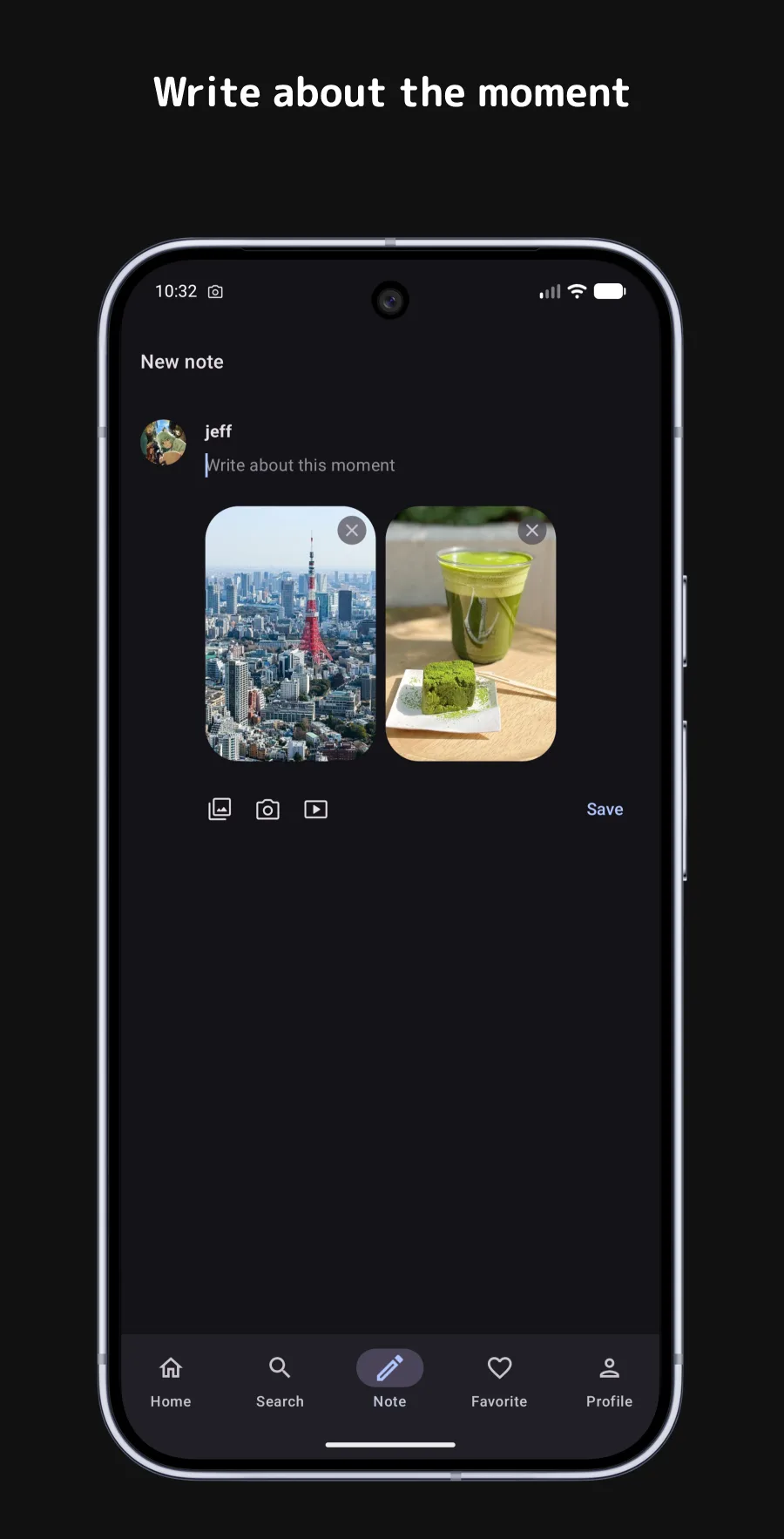 Smart Photos (Android App) — Note detail